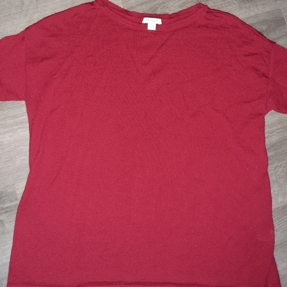 J. Jill Merino Wool Lightweight Crewneck Sweater